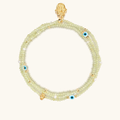 Enthusiastic Spirit - Peridot August Birthstone Wrap