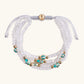 Mindful Cleanse - Moonstone Enamel Evil Eye Hamsa Bracelet