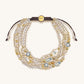 Joyous Temperament - Citrine Hamsa Evil Eye Charm Bracelet
