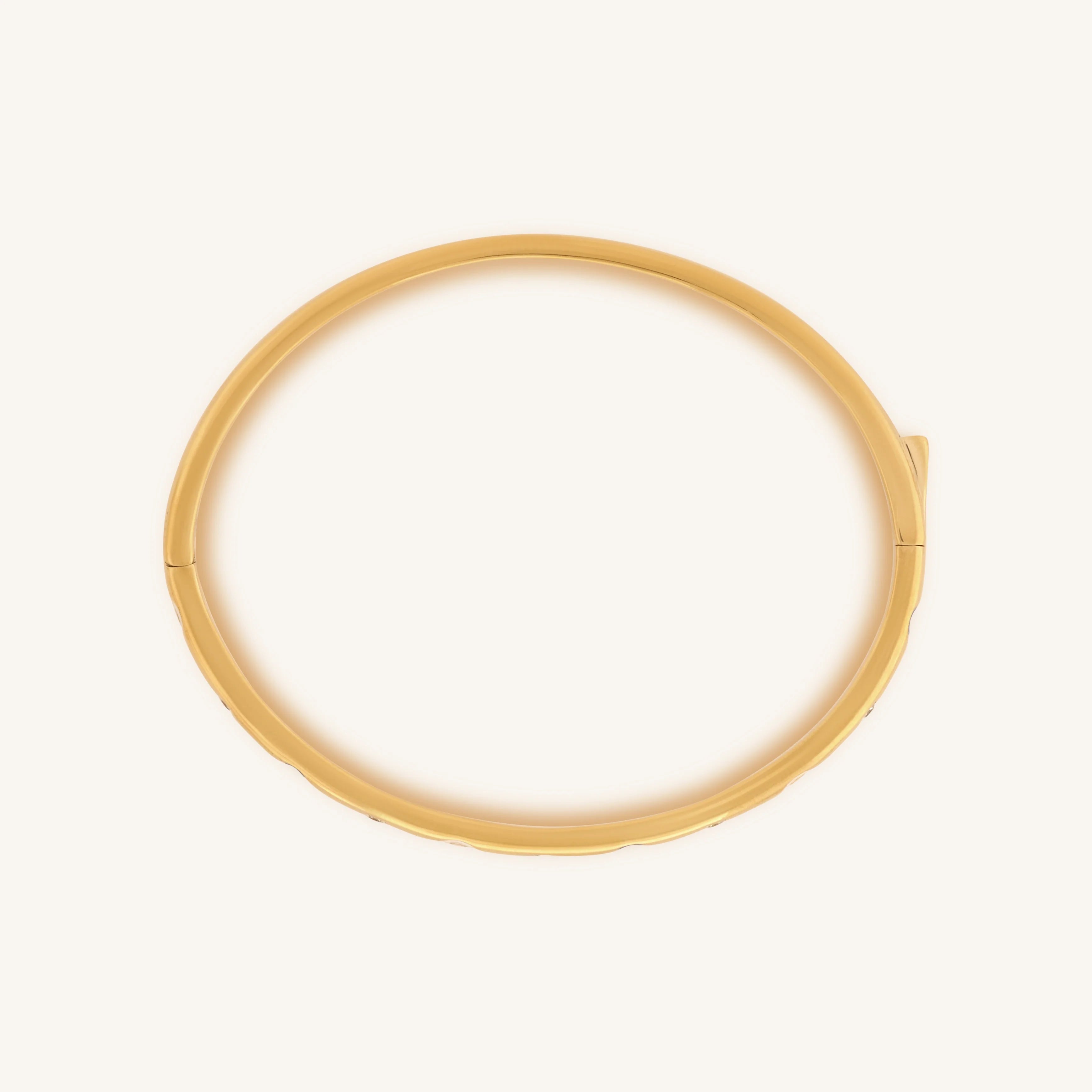 Unwavering Grace Gold Multi Symbol Cuff Bracelet