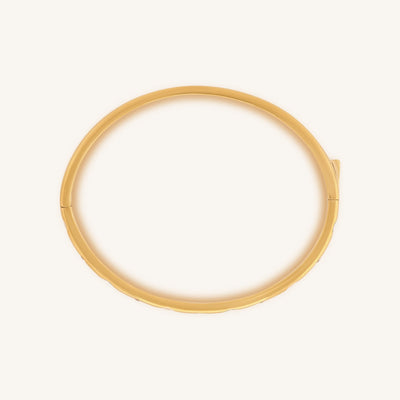 Unwavering Grace Gold Multi Symbol Cuff Bracelet