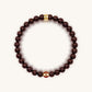 Endless Passion - Garnet January Birthstone Evil Eye Bracelet