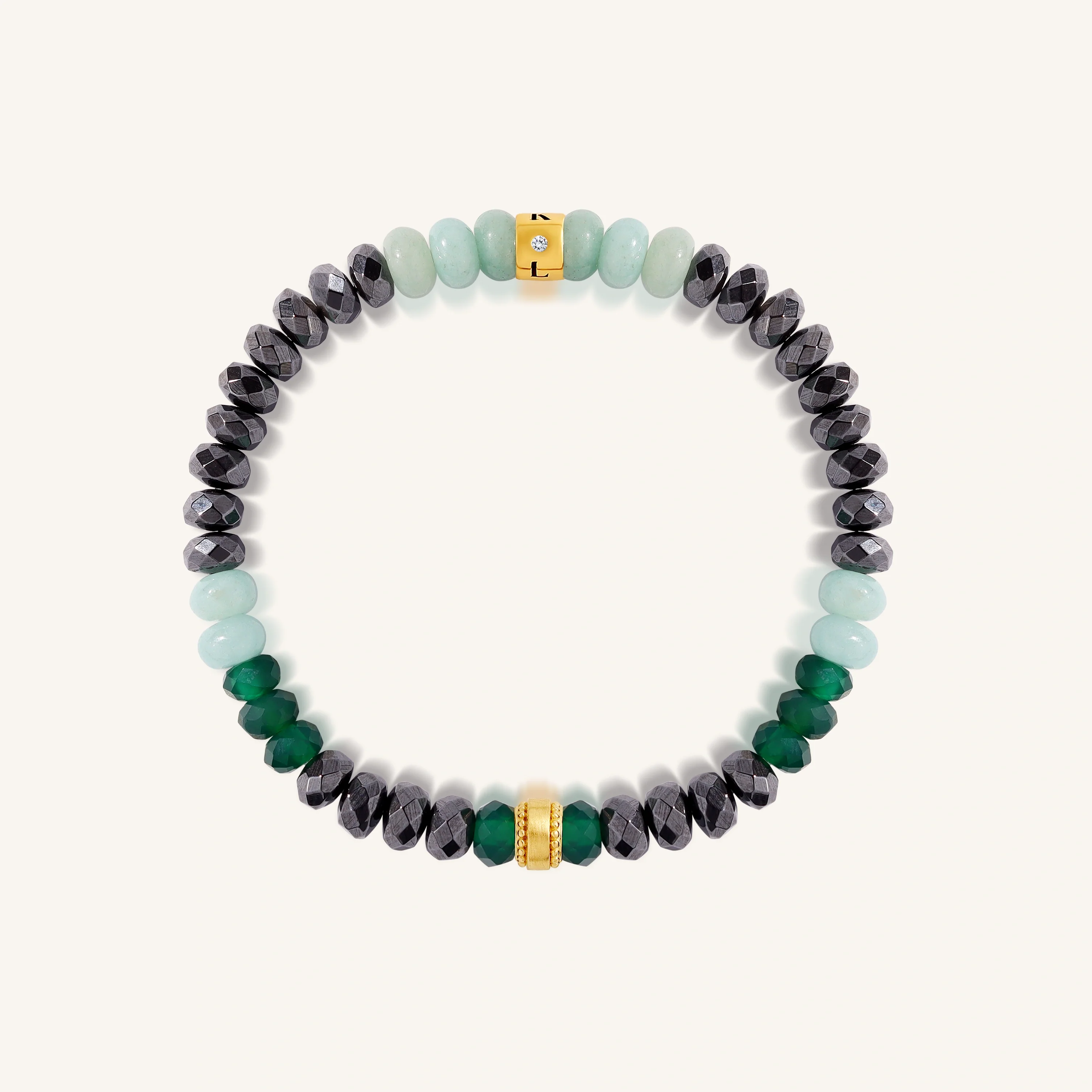 Aurora Essence – Stretch Gemstone Bracelet