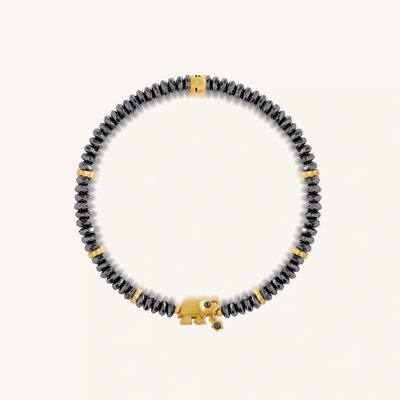 Silent Sentinel – Elephant Hematite Bracelet