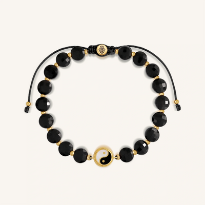 Equilibrium Essence Yin Yang Onyx & Mother of Pearl Bracelet