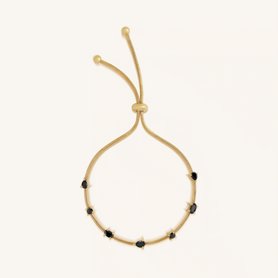 Midnight Flow Onyx Bolo Bracelet