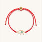 Spiritual Strength - Red String Elephant Charm Bracelet