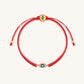 Spiritual Essence - Red String Evil Eye Charm Bracelet