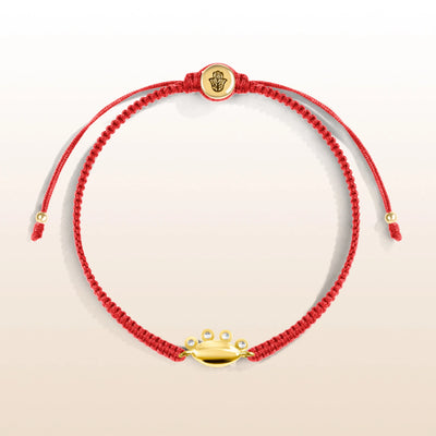 Balanced Outlook - Red String Evil Eye Charm Bracelet