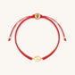 Grateful Soul - Red String Hamsa Charm Bracelet