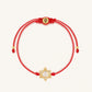 Divinely Blessed Mother of Pearl Star of David Red String Bracelet