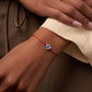 Evolved Soul Blue Opal Star of David Red String Bracelet
