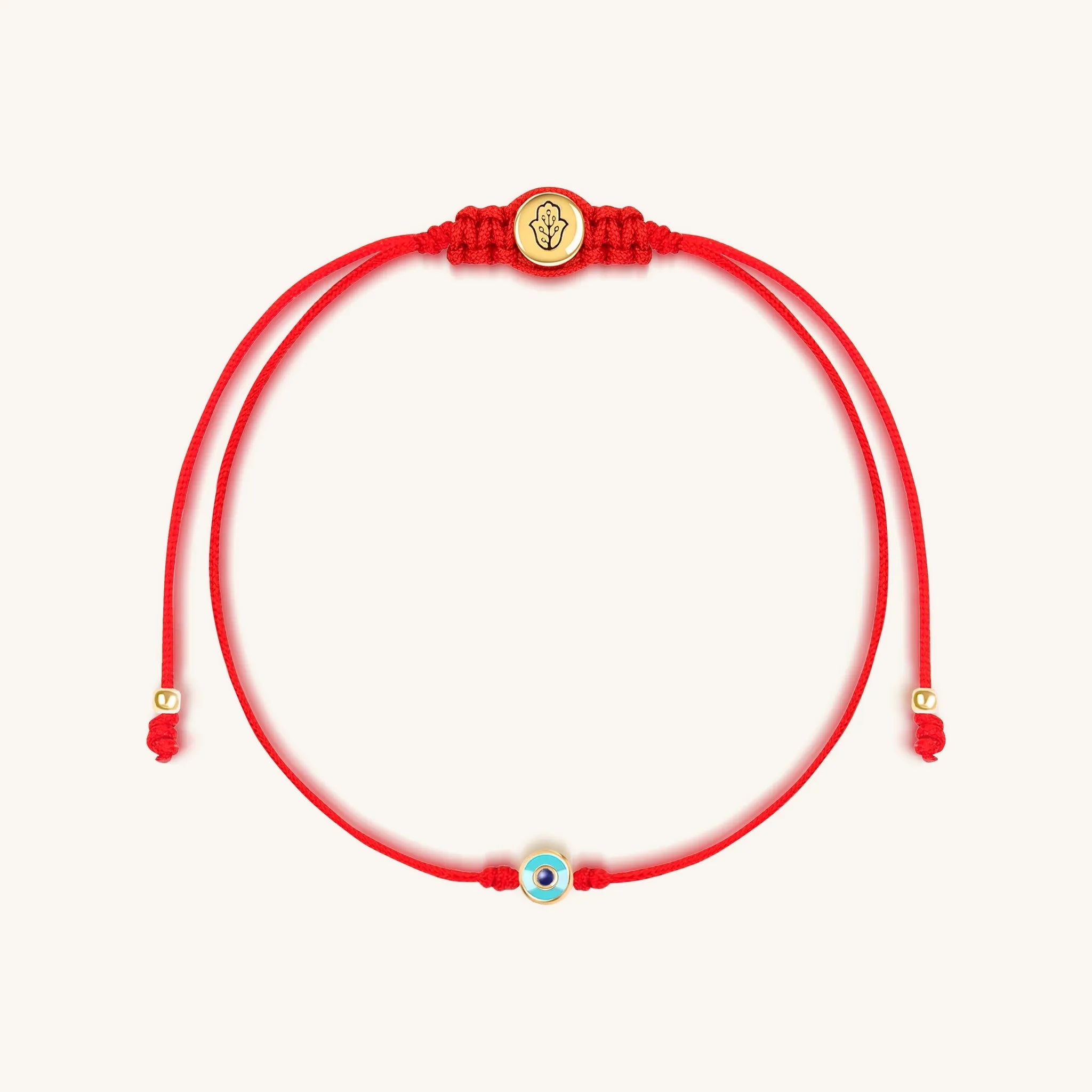 Soothing Shield - Evil Eye Red String Bracelet