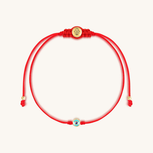 Soothing Shield - Evil Eye Red String Bracelet