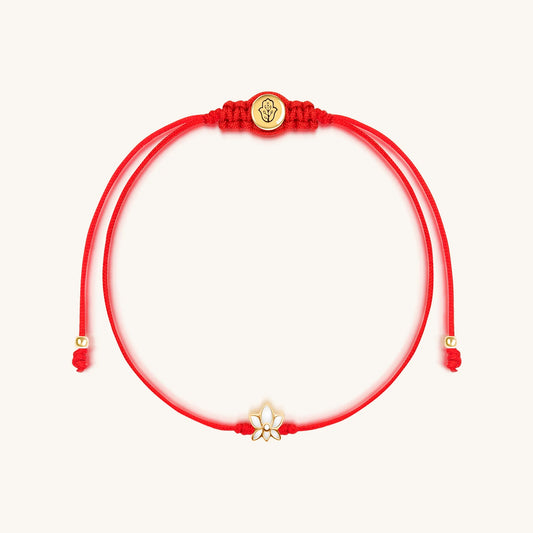 Innocent Guardian - Lotus Red String Bracelet