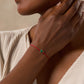 Lucky in Love - Malachite Red String Bracelet