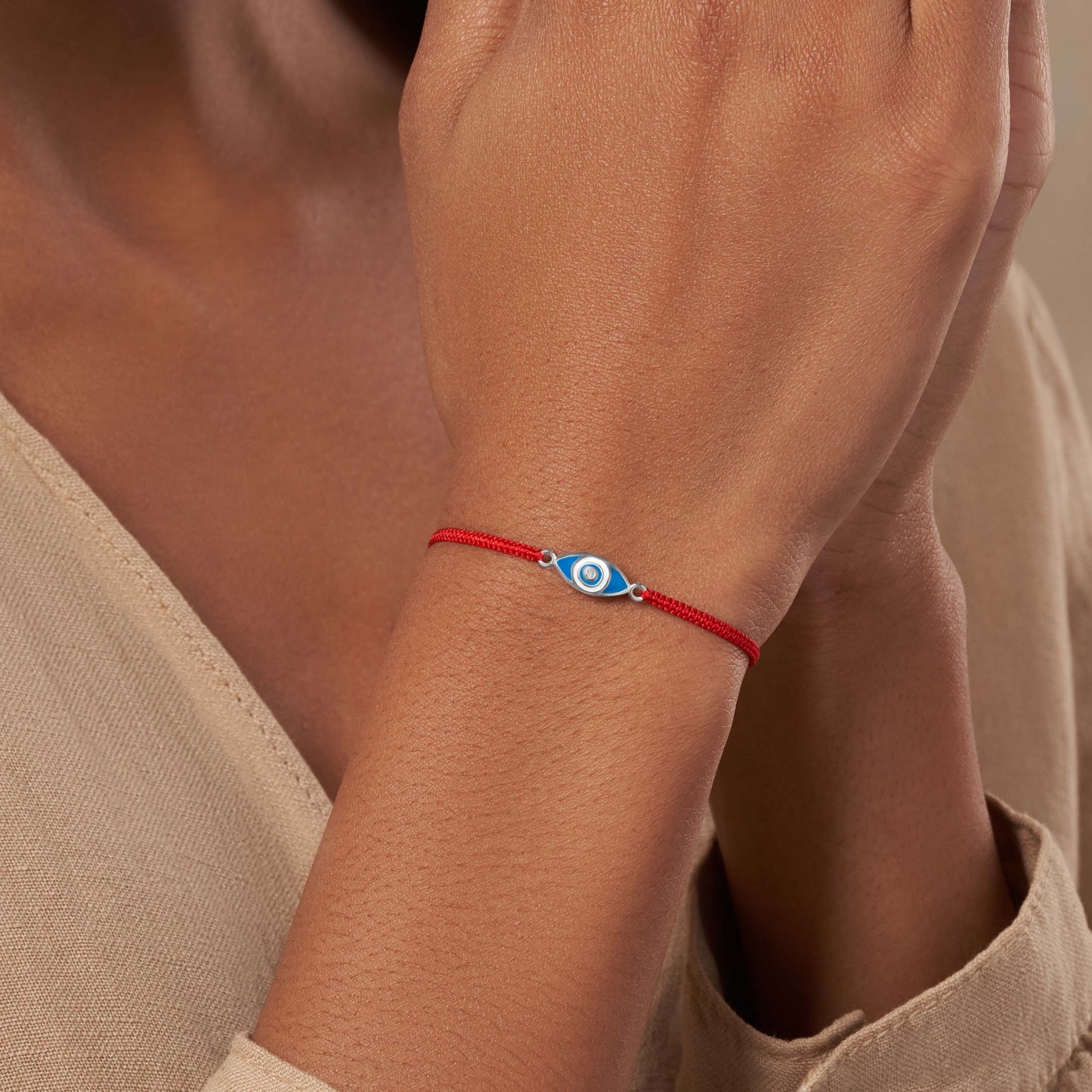 Prevent Harm - Red String Evil Eye Charm Bracelet