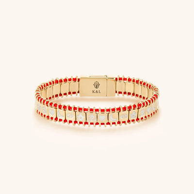 Embodied Energy - Red String Tennis Bracelet