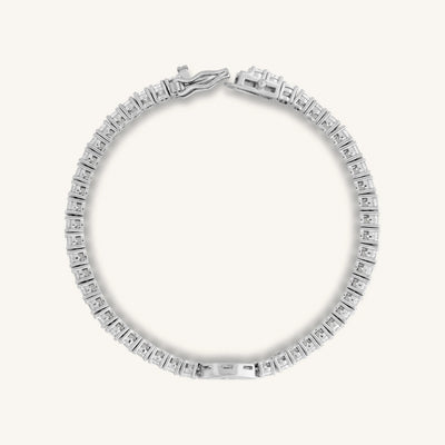 Elevated Vibrations Silver Tennis Bracelet
