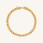 Warden of Peace Gold Evil Eye & Hamsa Tennis Bracelet