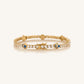 Warden of Peace Gold Evil Eye & Hamsa Tennis Bracelet