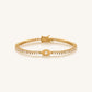 Hopeful Abundance Evil Eye Tennis Bracelet