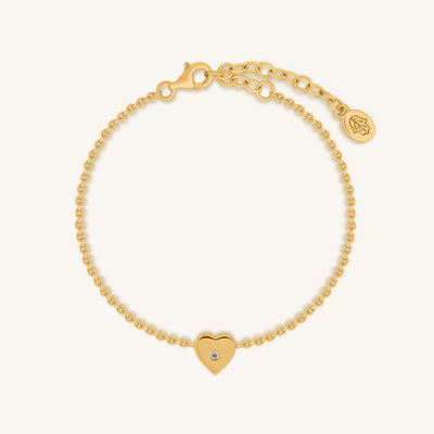 Soulful Passion Carnelian Heart Bracelet