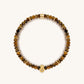 Fierce Spirit - Tiger's Eye Labradorite Pyrite Triple Protection Bracelet Stack