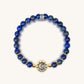 Illuminating Energy - Lapis Moon Charm Bracelet