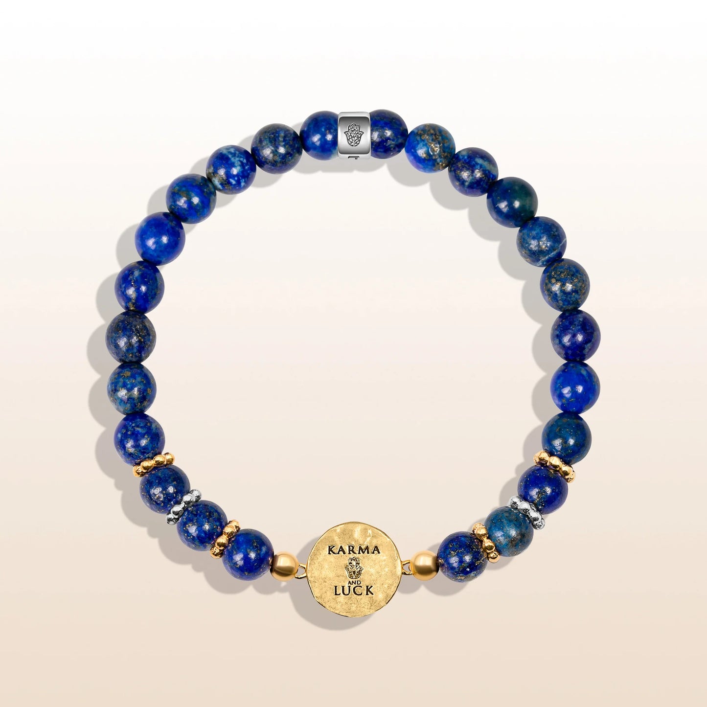 Illuminating Energy - Lapis Moon Charm Bracelet