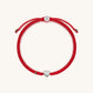 Protected by Love - Red String Heart Charm Bracelet