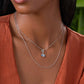 Enchanting Light Silver Evil Eye Charm
