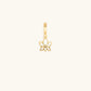 Serene Awakening Gold Lotus Charm