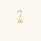 Serene Awakening Gold Lotus Charm