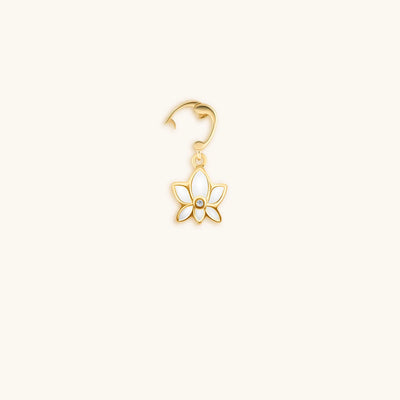 Serene Awakening Gold Lotus Charm