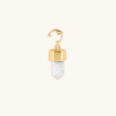 Dream Seeker - White Opal Pointer Charm