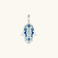 Safe & Sound - Silver Patterned Hamsa Charm