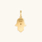 Glory & Grace - Gold Patterned Hamsa Charm