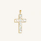 Faithful Abundance Cross Mother of Pearl Charm
