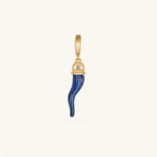 Boundless Hope Lapis Cornicello Charm
