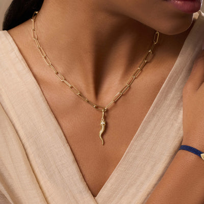 Essential Protection Gold Cornicello Charm