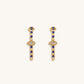 Truth Seeker - Evil Eye Lapis Hoop Earrings