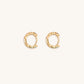 Aligned in Balance - Multicolor Enamel Chakra Hoop Earrings