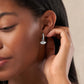 Sparkling Soul - Silver Hoop Earrings