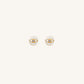 Bright Beginnings White Evil Eye Earrings