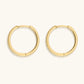 Sparkling Soul - Gold Hoop Earrings