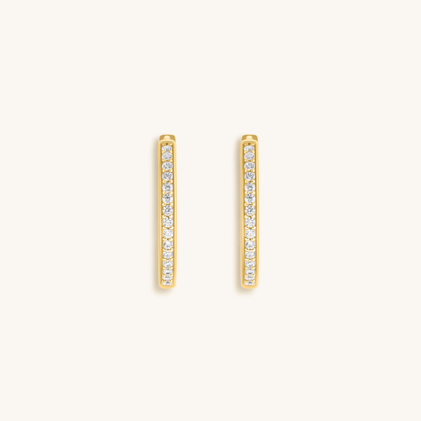 Sparkling Soul - Gold Hoop Earrings