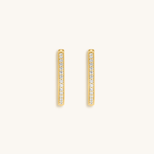 Sparkling Soul - Gold Hoop Earrings