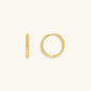 Flow of Energy - Gold Hoop Earrings