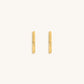 Flow of Energy - Gold Hoop Earrings